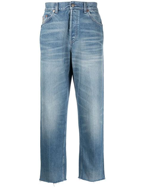 pantaloni elegati gucci|gucci denim jeans.